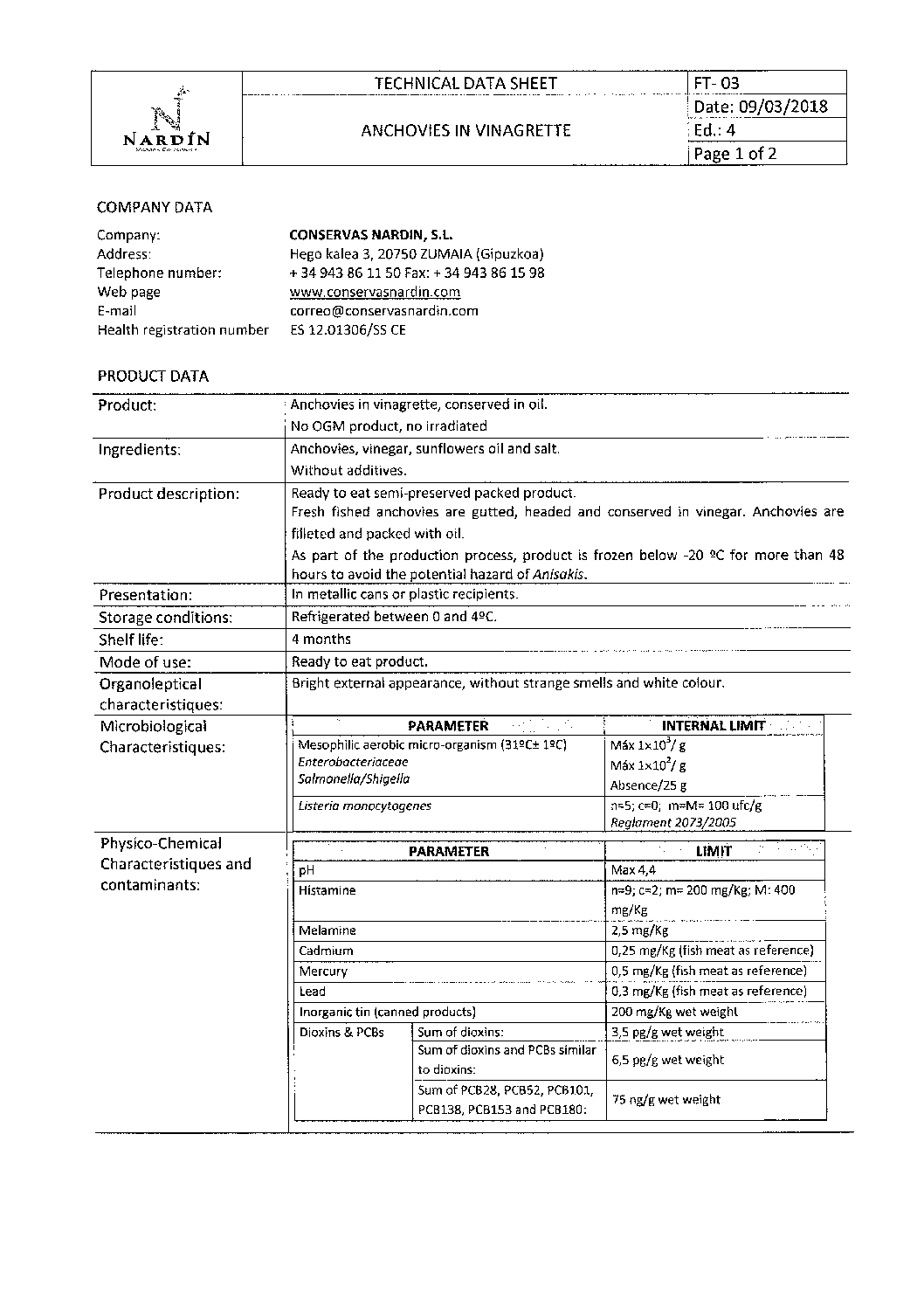Filetti di Acciughe Marinate Selezione - Mar Cantabrico - Nardin - immagine 6