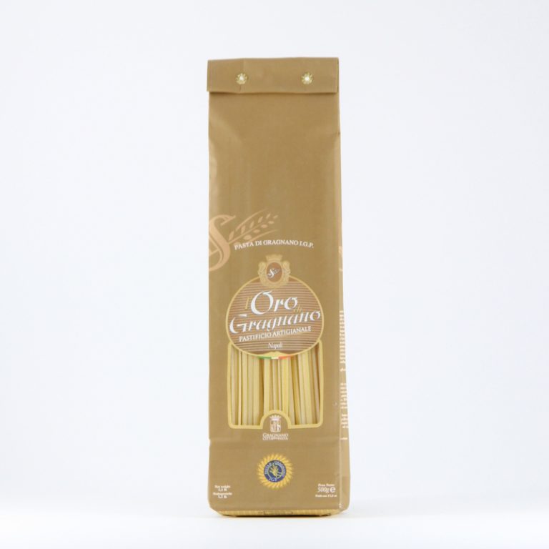 Pasta Oro di Gragnano trafilata al bronzo a lenta essiccazione Napoli