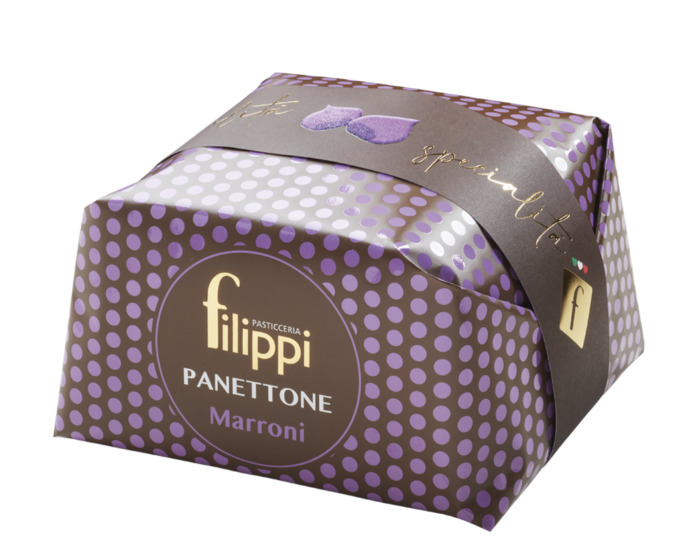 Panettone speciale ai Marroni 500 gr Pasticceria Filippi