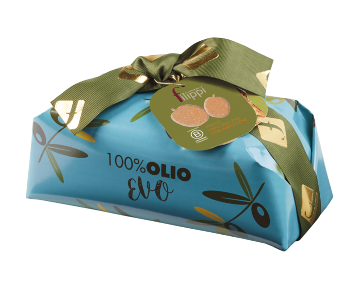 Struca' all'Albicocca 100% Olio Evo 500 gr - Pasticceria Filippi