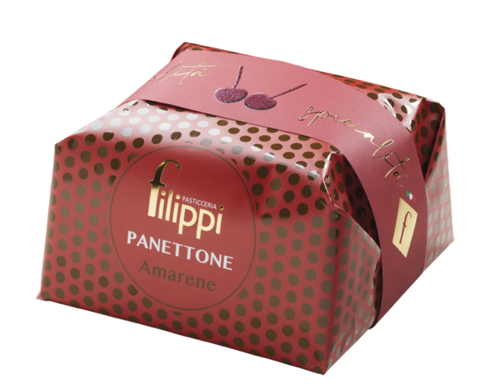 Panettone con Amarene Pasticceria Filippi 500 gr