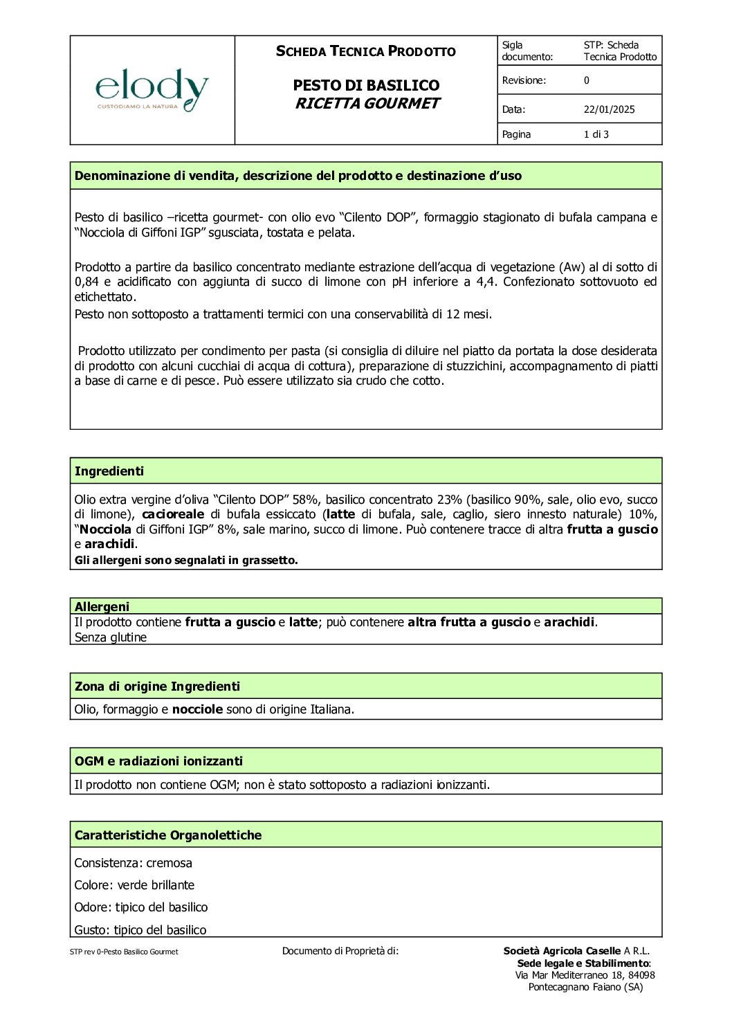 Pesto di Basilico Gourmet - Elody - immagine 4