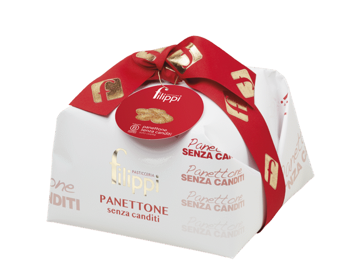 Panettone Damerino senza Canditi 500 Gr Pasticceria Filippi