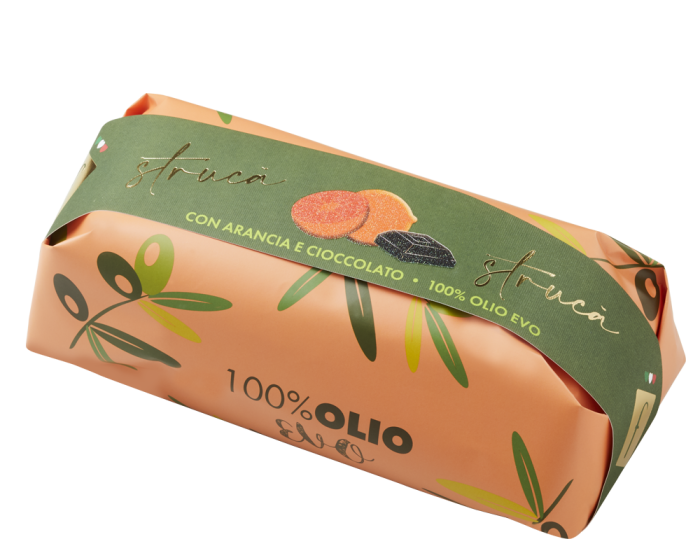 Struca' all' Arancia 100% Olio Evo 500 gr - Pasticceria Filippi