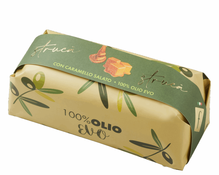 Struca' Caramello Salato 100% Olio Evo 500 gr - Pasticceria Filippi