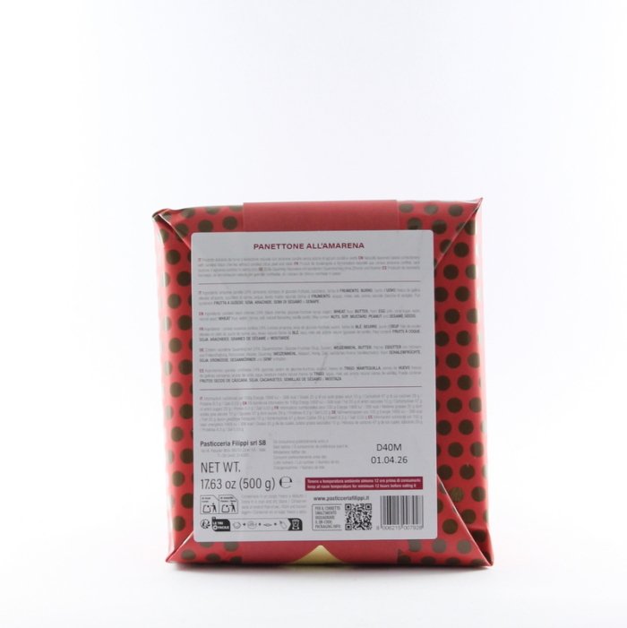 Panettone con Amarene Pasticceria Filippi 500 gr - immagine 4