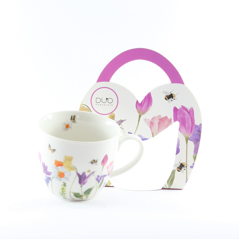 Mug o tazza "I Fiori" in porcellana - I Meridiani