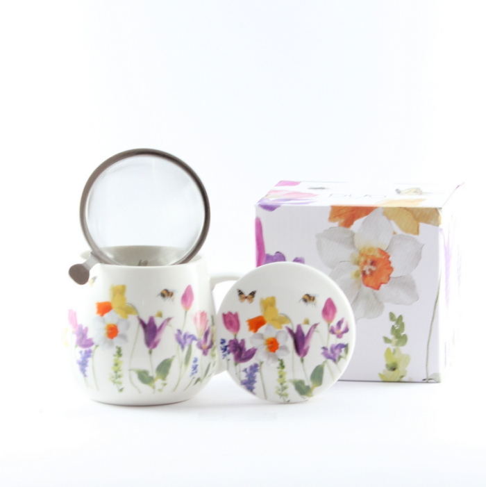 Mug o tazza "I Fiori" in porcellana - I Meridiani
