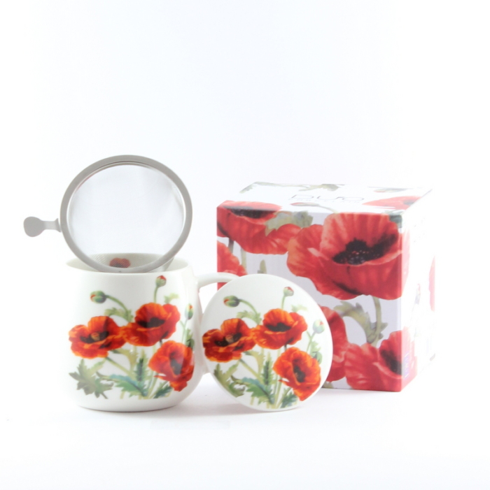 Mug o tazza "I Papaveri" in porcellana - I Meridiani