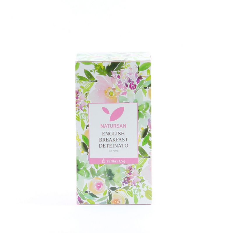 The' Nero English Breakfast Deteinato - Natursan