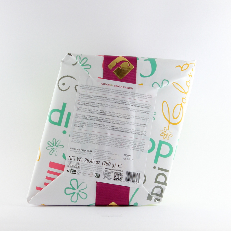 Colomba Avorie senza Canditi Pasticceria Filippi - immagine 3