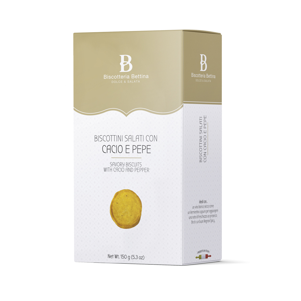 Biscotti Cacio e Pepe - Biscotteria Bettina