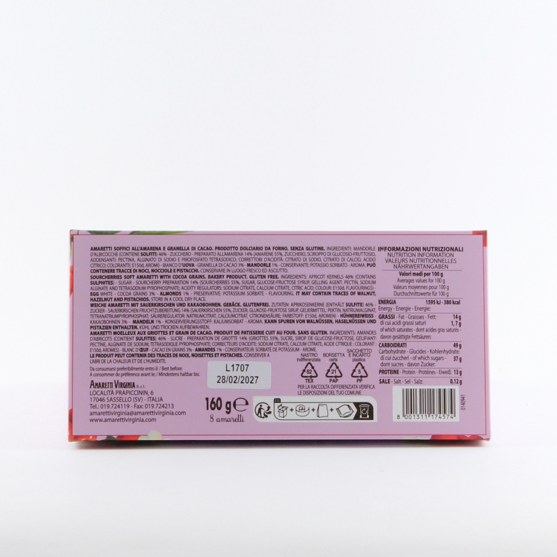 Amaretti soffici all'Amarena con Granella di Cacao - Virginia - immagine 2