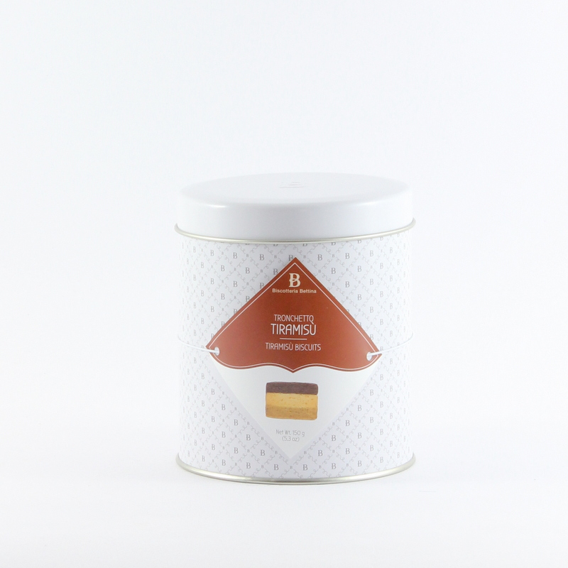 Biscotti Tronchetti al Tiramisu' in Latta - Biscotteria Bettina - immagine 3