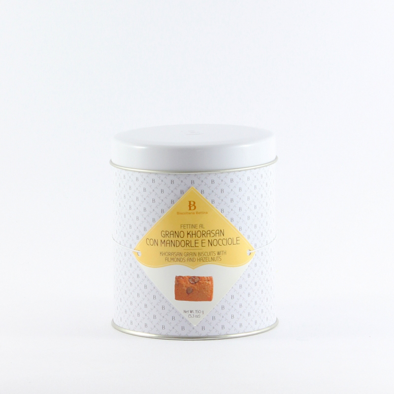 Biscotti al Grano Khorasan, Mandorle e Nocciole in Latta- Biscotteria Bettina - immagine 5