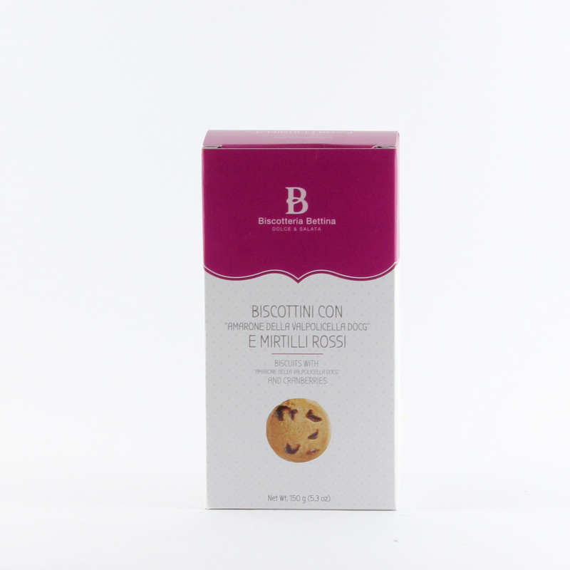 Biscotti all'"Amarone della Valpolicella Docg" e Mirtilli Rossi - Biscotteria Bettina - immagine 3