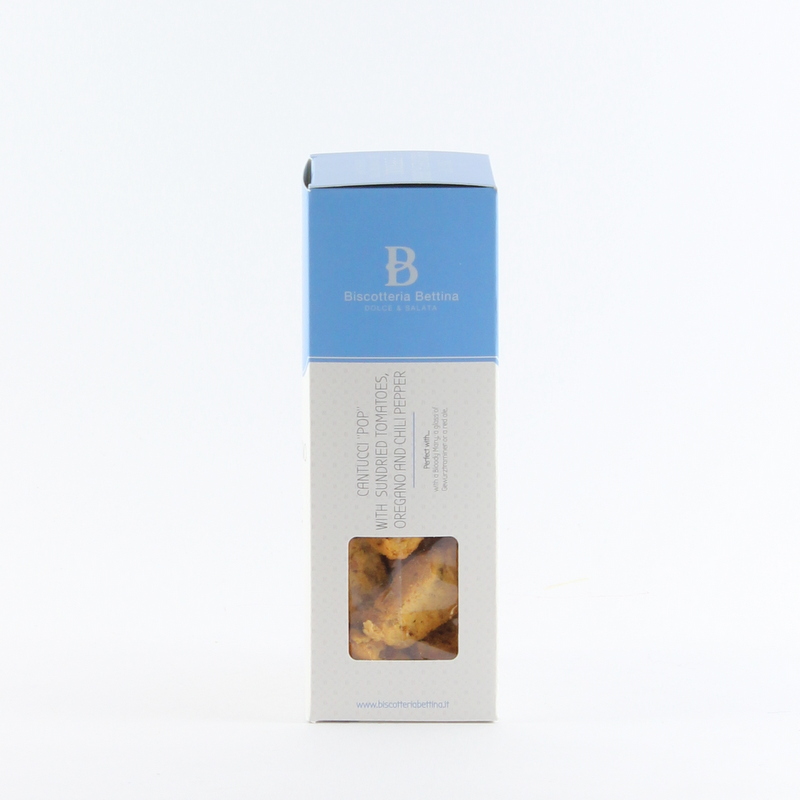 Cantucci "Pop" Pomodoroni secchi, Origano e Peperoncino - Biscotteria Bettina - immagine 6