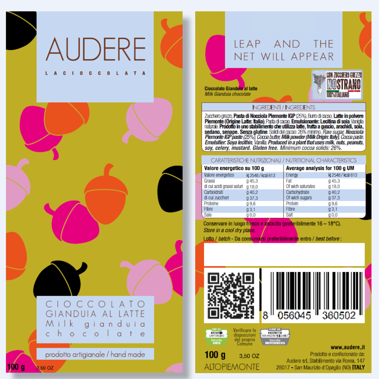 Tavoletta Gianduia al Latte - Audere Lacioccolata - immagine 4