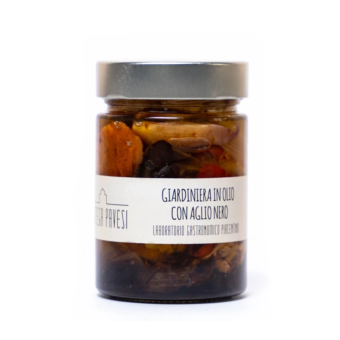 Giardiniera in Olio con Aglio Nero Fermentato - Bottega Pavesi