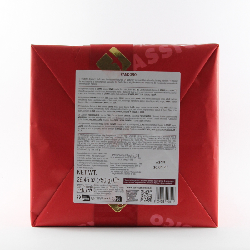 Pandoro classico 750 Gr Pasticceria Filippi - immagine 3
