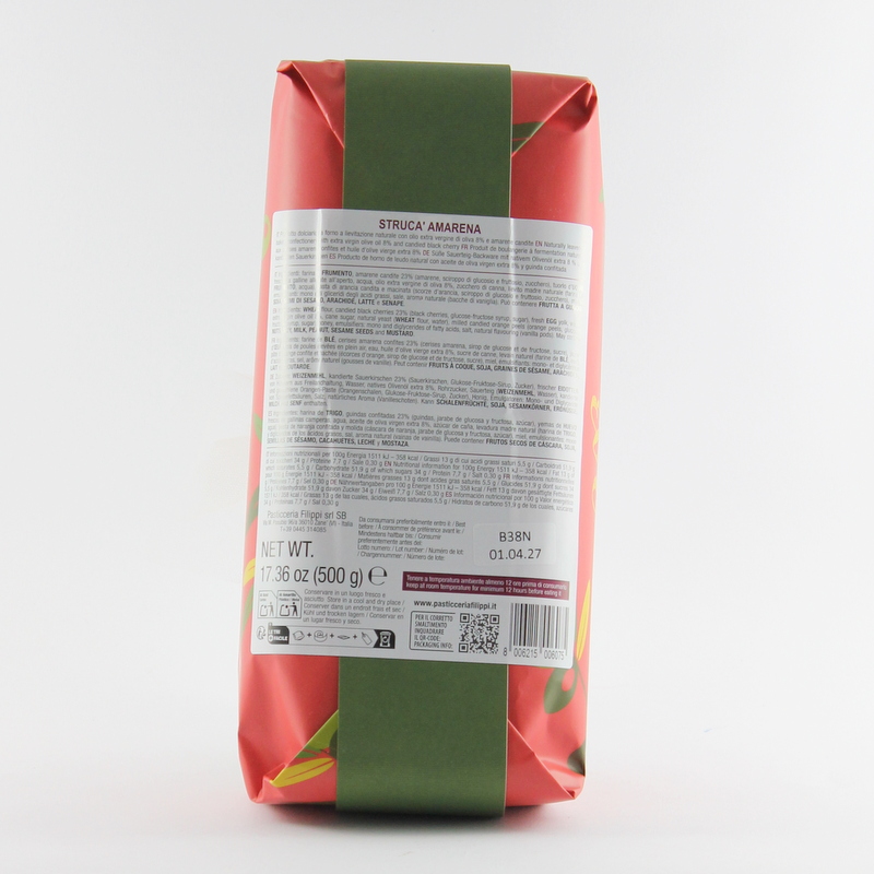 Struca' all'Amarena 100% Olio Evo - Pasticceria Filippi - immagine 4