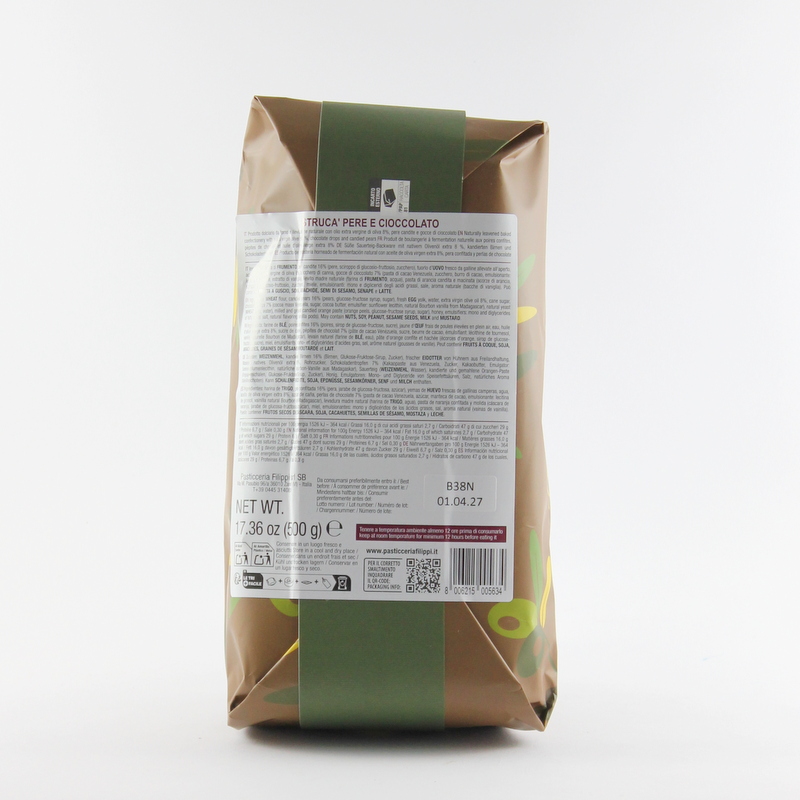 Struca' Pere e Cioccolato 100% Olio Evo - Pasticceria Filippi - immagine 3